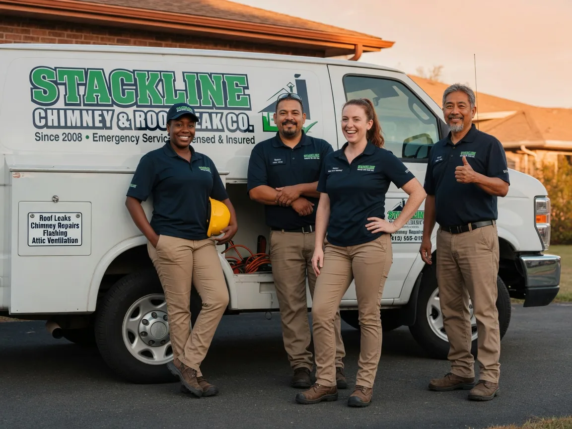 Chimney flashing repair company in Bradford, OH
